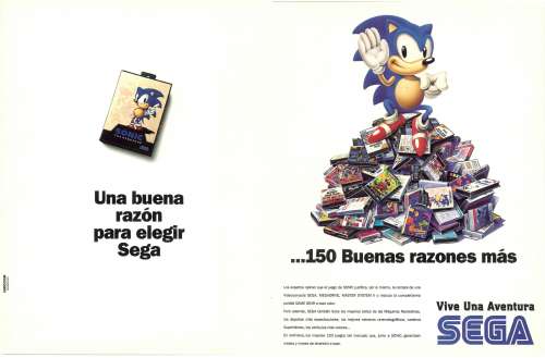 anuncio retro de Sega