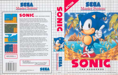 sonic master system sonic master system